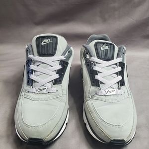 Grey and black Nike air max